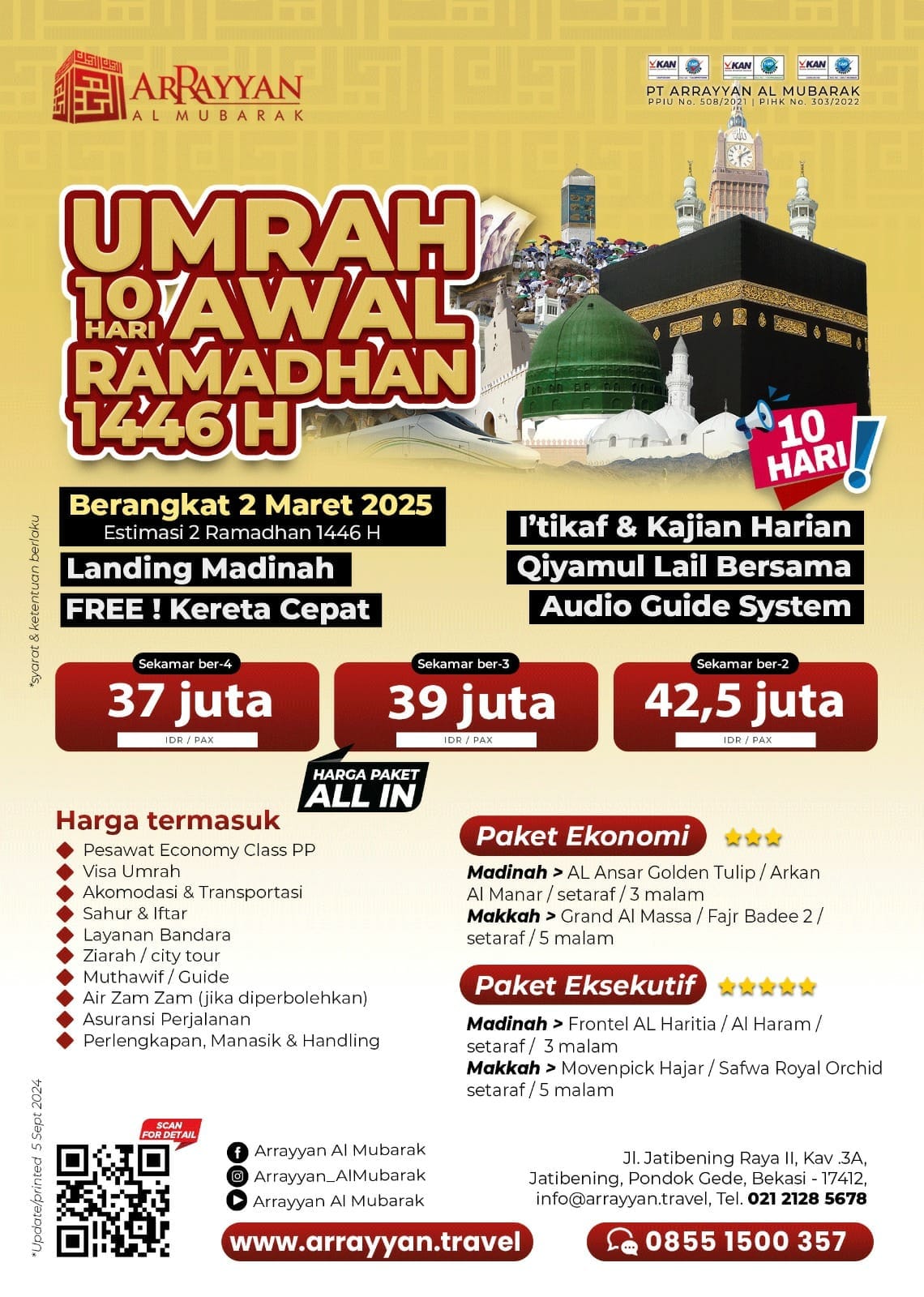 Umrah Reguler Awal Ramadhan